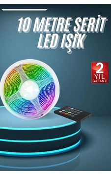 10m Şerit Led İç Mekan Renkli Rgb Şerit Led Kumandalı 97760979 10m Şerit Led İç Mekan Renkli Rgb Şerit Led Kumandalı 97760979