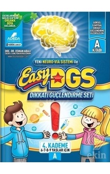 Easy Dikkati Güçlendirme Seti 6-9 Yaş A - Osman Abalı - Adeda Easy Dikkati Güçlendirme Seti 6-9 Yaş A - Osman Abalı - Adeda