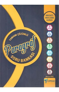 Toprak Yayınları Paragraf Soru Bankası 2021-2022 Toprak Yayınları Paragraf Soru Bankası 2021-2022