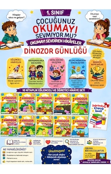 1. Sınıflar İçin Tavsiyeli Kolay Okuma Ve Hikaye Seti Tam 10 Adet 1. Sınıflar İçin Tavsiyeli Kolay Okuma Ve Hikaye Seti Tam 10 Adet