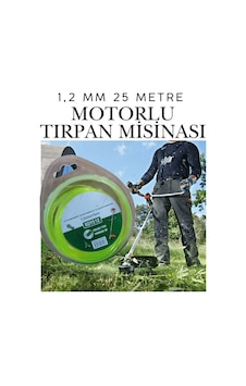 Klc 1.2 Mm 15 Metre Çim Ot Biçme Teli Motorlu Tırpan Yuvarlak Misina Tırpan Misinası