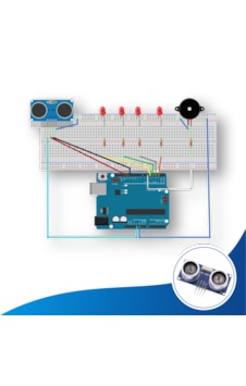 Arduino İle Uyumlu Ultrasonik İle Park Sensörü Full Projesi - Demonte No:6 Arduino İle Uyumlu Ultrasonik İle Park Sensörü Full Projesi - Demonte No:6