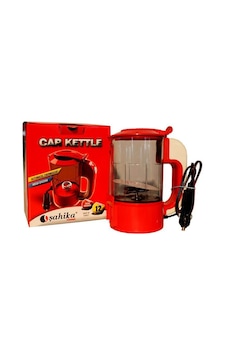 Şahika Otomatik Su Isıtıcısı 12v Plastik Araç Oto Kettle Çakmaklık Fişli