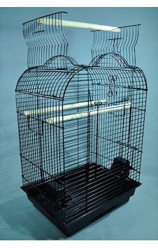 Pet - 11 - Papağan Kafesi Açılır Çatılı - Spt-gld - Siyah 47x36x70 Pet - 11 - Papağan Kafesi Açılır Çatılı - Spt-gld - Siyah 47x36x70