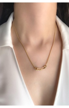 Kadın Çelik Kolye Sonsuz Model Klasik Zincir Kolye Altın Kadın Çelik Kolye Sonsuz Model Klasik Zincir Kolye Altın