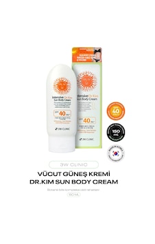 Kolajen Ve Botanik Bitki Kompleksi 3w Clinic Vücut Güneş Kremi Intensive Dr. Kim Sun Body 150 Ml Kolajen Ve Botanik Bitki Kompleksi 3w Clinic Vücut Güneş Kremi Intensive Dr. Kim Sun Body 150 Ml