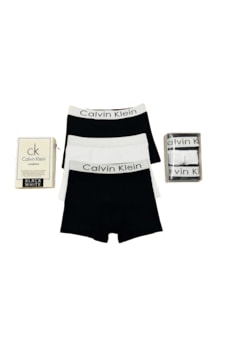 Calvin Klein 3" Lü Erkek Boxer Set Fit Kalıp Beyaz - Siyah - Gri Calvin Klein 3" Lü Erkek Boxer Set Fit Kalıp Beyaz - Siyah - Gri