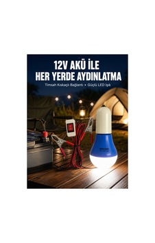 Novento 12v Led Ampul Timsah Kıskaçlı Taşınabilir Aydınlatma Novento 12v Led Ampul Timsah Kıskaçlı Taşınabilir Aydınlatma