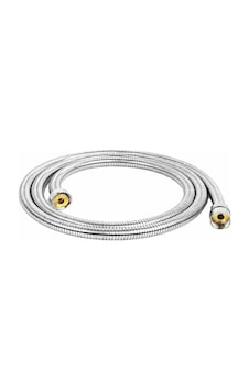 İnce Diş Duş Spiral Hortumu + Paslanmaz Krom Kaplı - 100 Cm Krom İnce Diş Duş Spiral Hortumu + Paslanmaz Krom Kaplı - 100 Cm Krom