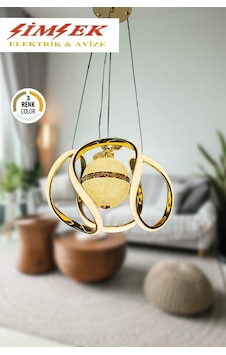 Yeni Nesil Led Avize Altın - Gold Yeni Nesil Led Avize Altın - Gold