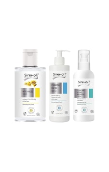 Sirenol Natural Cadı Fındığı Yüz Temizleme Köpüğü 300 ML + Sıkılaştırıcı Gözenek Temizleyici Tonik 250 ML + Yoğun Dengeleyici Bakım Kremi 60 ML