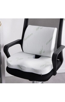 Whiteblanco Bambu Kılıflı Oturma Minderi Ve Sırt Yastığı Seti Sku: Mır8690010375186 Acı Kahverengi