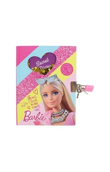 Barbie Pullu Kilitli Hatıra Defteri B-2116 Pembe