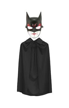 Batman Maskesi Catwoman Ve Batman Pelerini Siyah Set