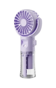 Mini El Fanı-04 F4 Su Damlacık Püskürtmeli Mor Mini El Fanı-04 F4 Su Damlacık Püskürtmeli Mor