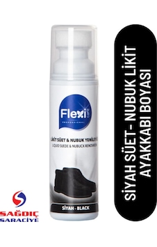 Flexi Care Flexicare Siyah Süet - Nubuk Likit Ayakkabı Boyası Siyah Flexi Care Flexicare Siyah Süet - Nubuk Likit Ayakkabı Boyası Siyah