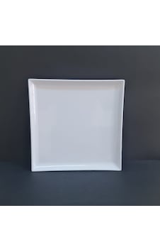 6 Adet Standart Kare Melamin Tatlı & Yemek Servis Tabağı 30 Cm - Beyaz Beyaz 6 Adet Standart Kare Melamin Tatlı & Yemek Servis Tabağı 30 Cm - Beyaz Beyaz
