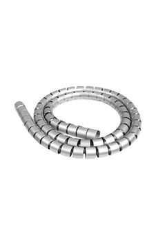 Gri Spiral Kablo Kanalı, 1 Metre Uzunlukta, Kablo Düzenleyici Gri Spiral Kablo Kanalı, 1 Metre Uzunlukta, Kablo Düzenleyici