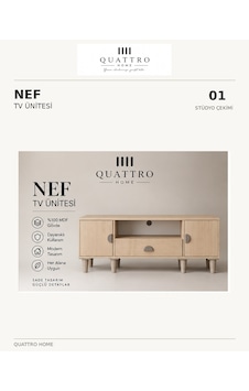 Nef Tv Ünitesi Sehpası Ahşap Nef Tv Ünitesi Sehpası Ahşap