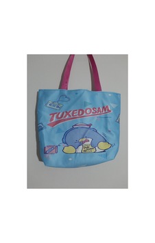 Owl Bag Sanrio Kawai - Tuxedosam Desenli Tasarım Kumaş Omuz Çantası Mavi Owl Bag Sanrio Kawai - Tuxedosam Desenli Tasarım Kumaş Omuz Çantası Mavi