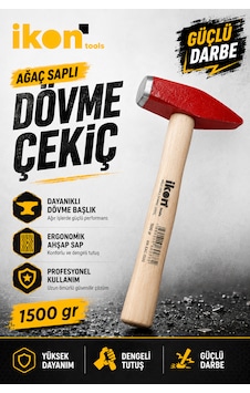 Ağaç Saplı Dövme Çekiç 1500 Gr Dayanıklı Çelik Başlıklı Ahşap Saplı Profesyonel Çekiç Ağaç Saplı Dövme Çekiç 1500 Gr Dayanıklı Çelik Başlıklı Ahşap Saplı Profesyonel Çekiç