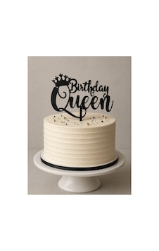 Birtday Queen Doğum Günü Pasta Süsü 17x17 Ölçülerinde Tüm Yaşlar Birtday Queen Doğum Günü Pasta Süsü 17x17 Ölçülerinde Tüm Yaşlar