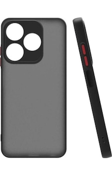 Tecno Spark 10c Kılıf Zore Hux Kapak Siyah Tecno Spark 10c Kılıf Zore Hux Kapak Siyah