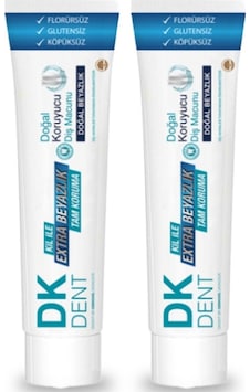 Dermokil Dk Dent Klasik Florürsüz Diş Macunu 2 x 75 ML Dermokil Dk Dent Klasik Florürsüz Diş Macunu 2 x 75 ML