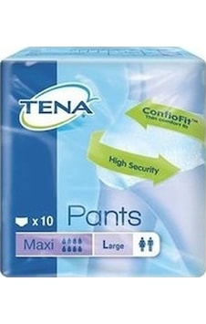 Tena Proskin Pants Maxi 8 Damla Emici Külot Büyük Boy L 10'Lu Tena Proskin Pants Maxi 8 Damla Emici Külot Büyük Boy L 10'Lu