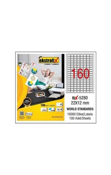 Ekstrafix Lazer Etiket - Fix5280 - 22X12 MM Ekstrafix Lazer Etiket - Fix5280 - 22X12 MM