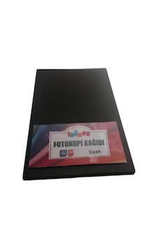 A4 Renkli Fotokopi Kağıdı Siyah 100 Lü Paket A4 Renkli Fotokopi Kağıdı Siyah 100 Lü Paket