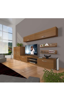 Decoraktiv Eko 6y Mdf Dvd Tv Ünitesi Tv Sehpası Ceviz Decoraktiv Eko 6y Mdf Dvd Tv Ünitesi Tv Sehpası Ceviz