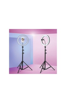 Ringlight Led Işık Selfie Makyaj Kuaför Tiktok Youtuber 2m Tripod 26 Cm Stüdyo Işığı