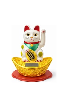 Güneş Enerjili Sallanan Şans Kedisi - Maneki Neko Alk4522 Çok Renkli Güneş Enerjili Sallanan Şans Kedisi - Maneki Neko Alk4522 Çok Renkli