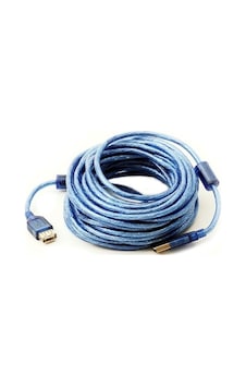 Rose 10 Metre Usb 2.0 Uzatma Kablosu Mavi