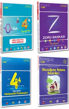 Tonguç 4. Sınıf 0 Dan 4 E Konu Anlatımlı Zoru Bankası Matematik Soru Set 4 Kitap Tonguç 4. Sınıf 0 Dan 4 E Konu Anlatımlı Zoru Bankası Matematik Soru Set 4 Kitap
