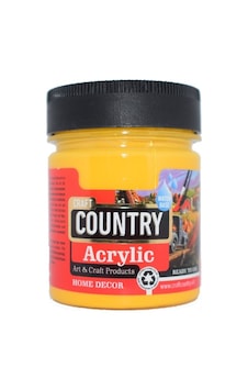 Country Akrilik Boya Sarı 120 CC