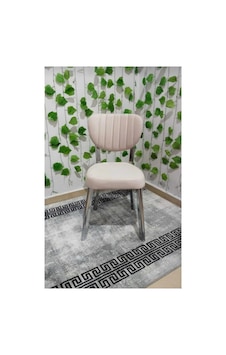 Krom Metal Ayak Elma Mutfak Salon Sandalyesi Kafe Restoran Sandalyesi Metal Sandalye Bej Krom Metal Ayak Elma Mutfak Salon Sandalyesi Kafe Restoran Sandalyesi Metal Sandalye Bej