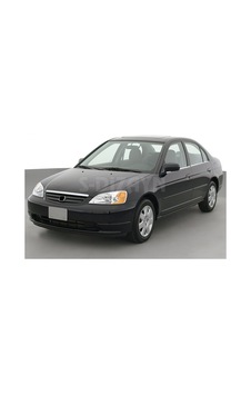 S-Dizayn  Honda Civic Krom Cam Çıtası 4 Prç 2002-2006