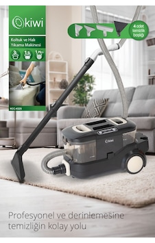 Kiwi KCC-4325W 800 W Koltuk ve Halı Yıkama Makinesi Kiwi KCC-4325W 800 W Koltuk ve Halı Yıkama Makinesi