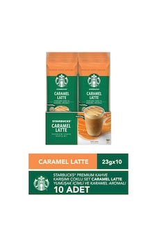 Starbucks Caramel Latte 21.5 Gr X 10 Adet-470 18 G Starbucks Caramel Latte 21.5 Gr X 10 Adet-470 18 G