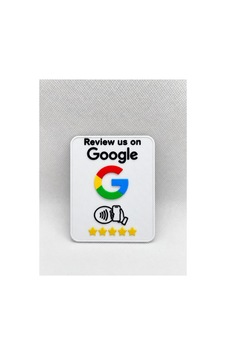 Solvra Nfc Google Yorum Kartı Müşterilerinizden Kolayca Yorum Alın Beyaz Beyaz