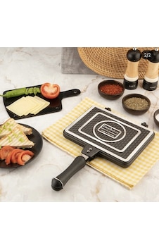Taşhan Lüks Grıll Tost Makinası Ocak Üstü Iç Ve Dış Granit Tost Makinesi Taşhan Lüks Grıll Tost Makinası Ocak Üstü Iç Ve Dış Granit Tost Makinesi
