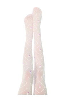 Penti Kız Çocuk Pretty Diamond Flower Külotlu Çorap Penti Kız Çocuk Pretty Diamond Flower Külotlu Çorap