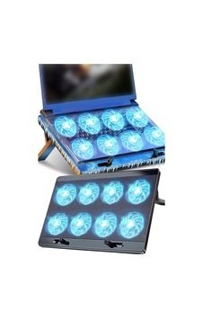 8 Fanlı Portatif Soğutucu Laptop Standı Usb Giriş Oyuncu Ofis Laptop Soğutma Cihazı 8 Fanlı Portatif Soğutucu Laptop Standı Usb Giriş Oyuncu Ofis Laptop Soğutma Cihazı