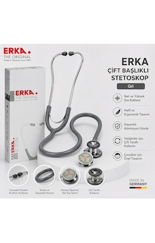 Stetoskop I Pediatrik Stetoskop Gri 545 - Çocuk Doktor Steteskopu Yüksek Ses Kalitesi Çift Taraflı Stetoskop I Pediatrik Stetoskop Gri 545 - Çocuk Doktor Steteskopu Yüksek Ses Kalitesi Çift Taraflı