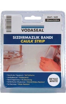 Vodaseal Küvet Kenar Sızdırmazlık Bantı 22 MM x 3.35 M Vodaseal Küvet Kenar Sızdırmazlık Bantı 22 MM x 3.35 M