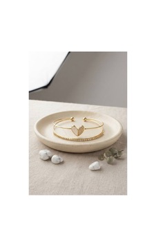 Gold Renk Model Zirkon Taşlı Kadın Bileklik Tj-bb8884 Evimdeyokyok