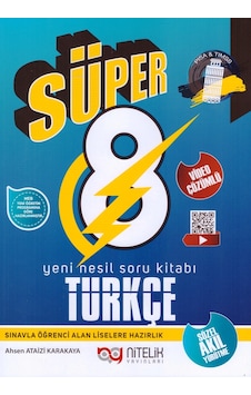 Nitelik 8.Sınıf Yeni Nesil Süper Türkçe Soru Bankası Nitelik 8.Sınıf Yeni Nesil Süper Türkçe Soru Bankası