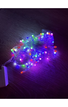 10m 100 Led Damla Uçlu Rgb Işık Şeffaf Kablo Çok Renkli 10m 100 Led Damla Uçlu Rgb Işık Şeffaf Kablo Çok Renkli